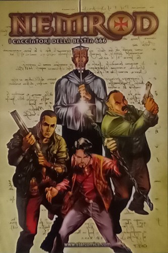 Cartolina fumetto nemrod - cartolina,