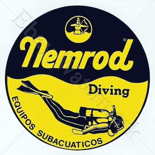 Adesivo decalcomania subacquea