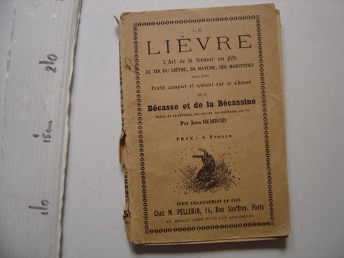 Lievre becasse becassine jean - lievre,
